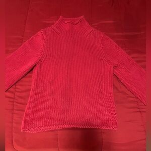 Red Tommy Hilfiger Sweater. Size: Medium. Condition: Like New !